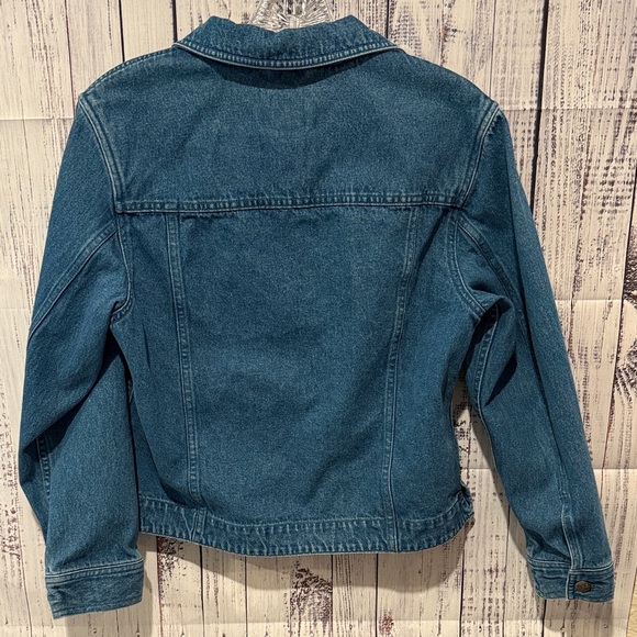 Vintage L.L. Bean Women's Trucker Jean Jacket XS Petite - Picture 3 of 10